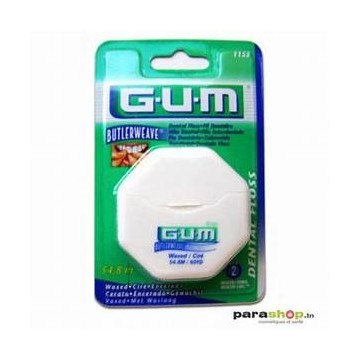 GUM 1155 FIL DENTAIRE CIRÉ...
